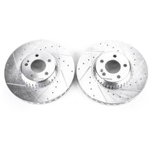 Load image into Gallery viewer, Power Stop 15-18 Mercedes-Benz C300 Front Evolution Drilled &amp; Slotted Rotors - Pair