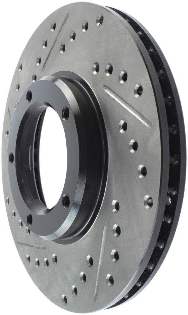 StopTech 95-04 Toyota Tacoma Right Front Slotted & Drilled Rotor