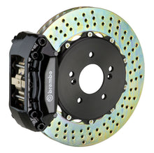 Load image into Gallery viewer, Brembo 04-05 Civic Si Hatchback Fr GT BBK 4Pis Cast 2pc 328x28 2pc Rotor Drilled-Black