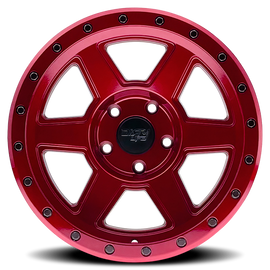 Dirty Life 9315 Compound 17x9 / 6x135 BP / -12mm Offset / 87.1mm Hub Crimson Candy Red Wheel