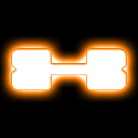 ORACLE Lighting Universal Illuminated LED Letter Badges - Matte Wht Surface Finish - X