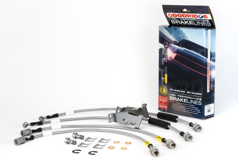 Goodridge 08-13 Chevrolet Silverado (w/ Rear Drum/Active Brake Control) SS Brake Lines