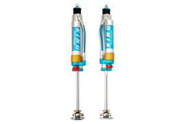 King Shocks 84-00 Jeep Cherokee xJ Front 2.5 Dia Piggy Hose Res Shock for 5-6in Lift w/Adj (Pair)