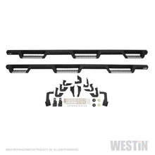 Load image into Gallery viewer, Westin/HDX 07-18 Chevrolet Silverado 1500 Crew (5.5ft) (Excl Classic) Drop WTW Nerf Step Bars - Blk