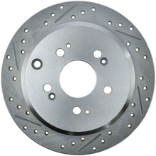 Load image into Gallery viewer, StopTech Select Sport Drilled &amp; Slotted Rotor - Rear Left