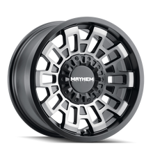 Load image into Gallery viewer, Mayhem 8113 Cortex 20x9 / 6x135 BP / 0mm Offset / 106mm Hub Matte Black w/ Dark Tint Wheel