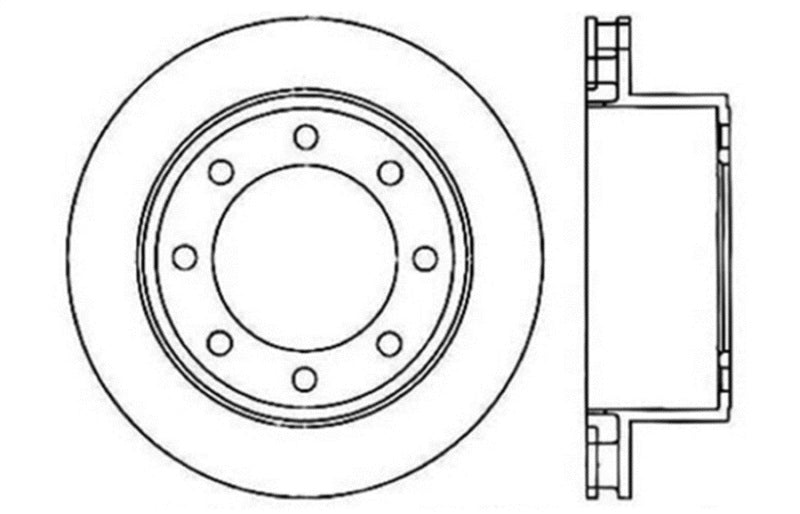 StopTech Slotted & Drilled Sport Brake Rotor