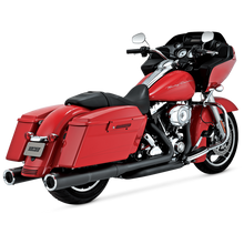 Load image into Gallery viewer, Vance &amp; Hines HD Dresser 95-16 HO Slipons Black Slip-On Exhaust