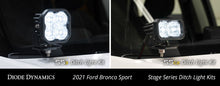 Load image into Gallery viewer, Diode Dynamics 2021 Ford Bronco SS3 LED Ditch Light Kit - Sport Yellow Pro Combo