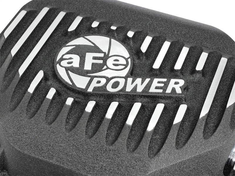 AFE Rear Differential Cover Black Machined Pro Dodge/RAM 94-15 Corporate 9.25 (12-Bolt) w/ Gear Oil