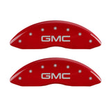 MGP 4 Caliper Covers Engraved Front & Rear Envoy Red finish silver ch