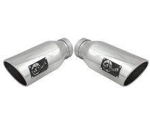 Load image into Gallery viewer, aFe Large Bore-HD 4in 409 Stainless Steel DPF-Back Exhaust w/Polished Tips 15-16 Ford Diesel Truck