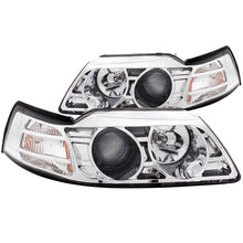 Load image into Gallery viewer, ANZO 1999-2004 Ford Mustang Projector Headlights Chrome