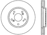 StopTech 91-96 Acura NSX CRYO-STOP Slotted & Drilled Sport Brake Rotor - Right Rear
