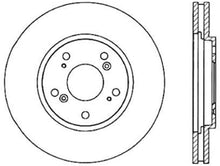 Load image into Gallery viewer, StopTech 91-96 Acura NSX Cryo Slotted Rear Right Sport Brake Rotor