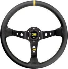 Load image into Gallery viewer, OMP Corsica Steering Wheel In Leather - Black