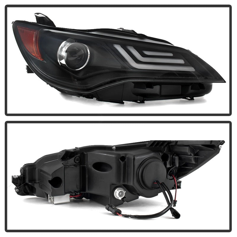 Spyder 15-17 Toyota Camry Projector Headlights - Black (PRO-YD-TCAM15-LB-BK)