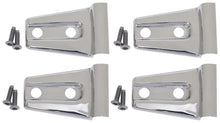Load image into Gallery viewer, Kentrol 07-18 Jeep Wrangler JK Door Hinge Overlays 4 Pieces 2 Door - Polished Silver