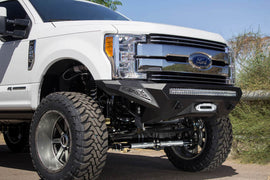 Addictive Desert Designs 17-18 Ford F-250 Super Duty Stealth Fighter Front Bumper w/ Winch Mounts - GTR Auto
