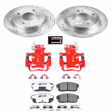 Load image into Gallery viewer, Power Stop 02-06 Nissan Sentra Rear Z26 Street Warrior Brake Kit w/Calipers