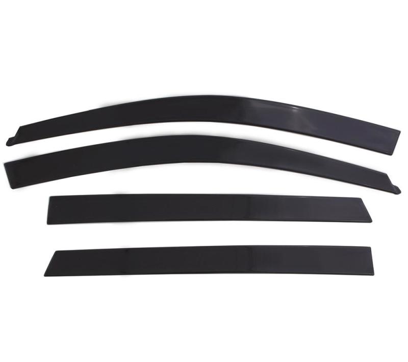 AVS 02-08 Dodge RAM 1500 Quad Cab Ventvisor Low Profile Deflectors 4pc - Smoke