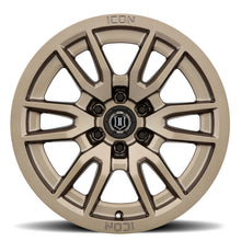 Load image into Gallery viewer, ICON Vector 6 17x8.5 6x5.5 25mm Offset 5.75in BS 93.1mm Bore Bronze Wheel