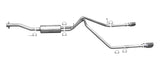 Gibson 15-22 Chevrolet Colorado LT 2.5L 2.25in Cat-Back Dual Split Exhaust - Stainless