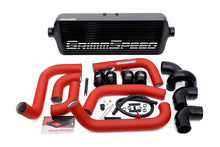 Load image into Gallery viewer, GrimmSpeed 2008-2014 Subaru STI Front Mount Intercooler Kit Black Core / Red Pipe