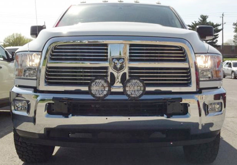 N-Fab Light Bar 10-17 Dodge Ram 2500/3500 - Gloss Black - Light Tabs