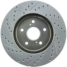 Load image into Gallery viewer, StopTech Select Sport 06-15 Lexus IS250 Sport Slotted &amp; Drilled Front Left Rotor