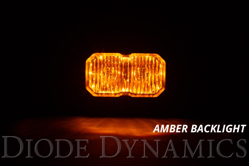 Diode Dynamics Stage Series 2 In LED Pod Pro - Yellow Combo Standard ABL Each