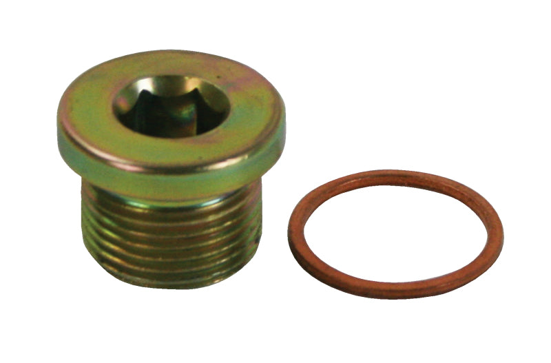 Moroso Low Warning Sensor Plug w/Copper Washer - M20 x 1.5 Thread - Steel - Single