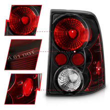 Load image into Gallery viewer, ANZO 2002-2005 Ford Explorer Taillights Black