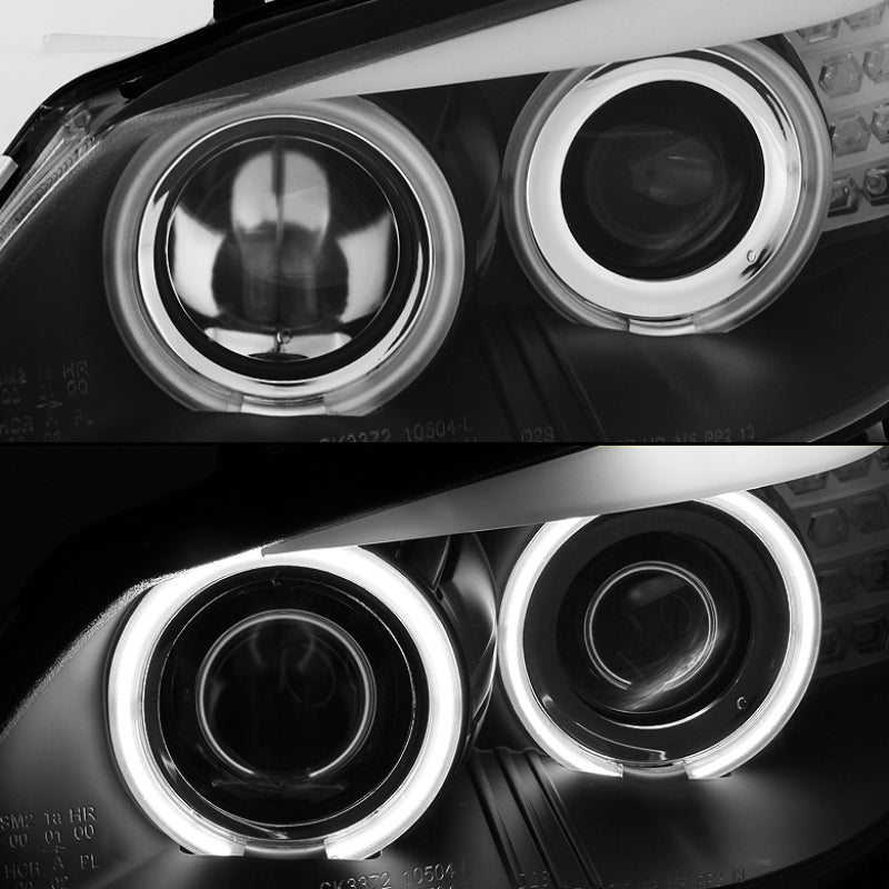 Spyder BMW E60 5-Series 04-07 Projector Halogen Model- CCFL Halo Blk PRO-YD-BMWE6004-CCFL-BK