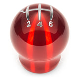 Raceseng Contour Shift Knob (Gate 1 Engraving) VW / Audi Adapter - Red Translucent