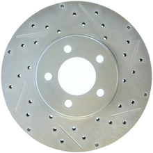 Load image into Gallery viewer, StopTech Select Sport 96-97 Ford Thunderbird/93-98 Lincoln Mark VII Slotted/Drilled Left Front Rotor