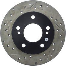 Load image into Gallery viewer, StopTech 94-96 Nissan 240SX SportStop Slotted &amp; Drilled Front Right Rotor