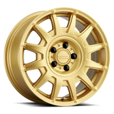 Raceline 401GD Aero 15x7in / 5x100 BP / 15mm Offset / 72.62mm Bore - Gloss Gold Wheel