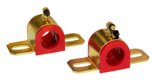 Load image into Gallery viewer, Prothane Universal 90 Deg Greasable Sway Bar Bushings - 28MM - Type B Bracket - Red