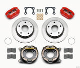 Wilwood Dynapro Lug Mount P/S Park Brake Kit Red Big Ford 2.00in Off Bronco 5 x 5.50