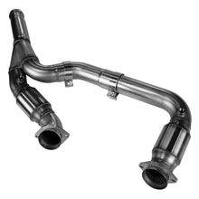 Load image into Gallery viewer, Kooks 14+ GM 1500 Series Truck 5.3L 3in x OEM Out GREEN Cat SS Y Pipe Kooks HDR Req - GTR Auto