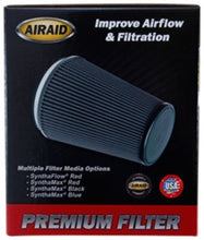 Load image into Gallery viewer, Airaid Universal Air Filter - Cone 6 x 7 1/4 x 4 3/4 x 6 - Blue SynthaMax