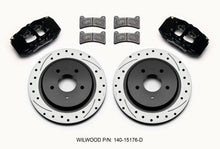 Load image into Gallery viewer, Wilwood DPC56 Rear Caliper &amp; Rotor Kit Black Corvette All C5 / Base C6 1997-2013