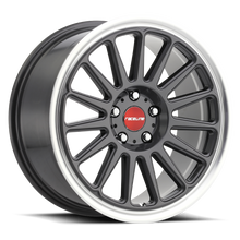 Load image into Gallery viewer, Raceline 315G Grip 17x8in / 5x100 BP / 30mm Offset / 72.6mm Bore - Gunmetal &amp; Machined Wheel