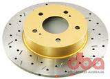 DBA 94-03 Nissan Maxima Rear 4000 Series Drilled & Slotted Rotor