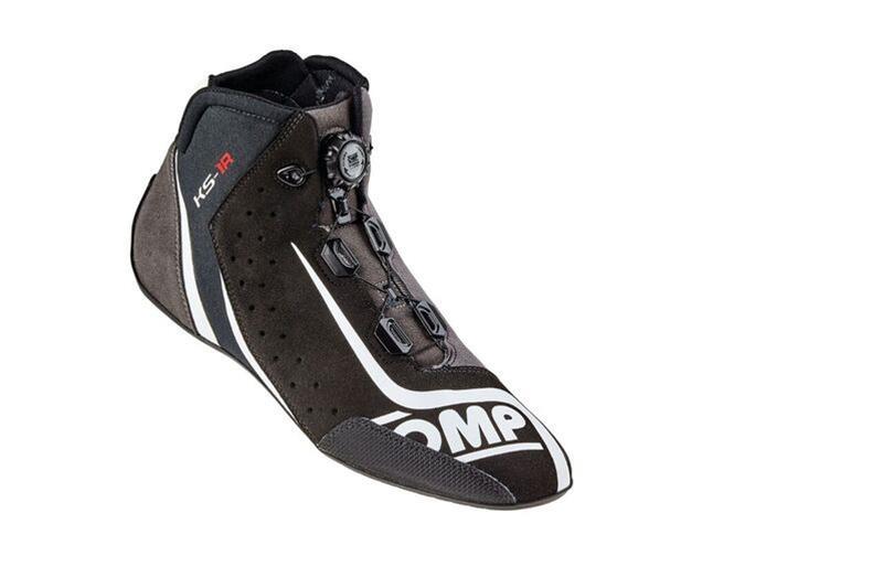 OMP KS-1R Shoes Black/Silver - Size 40