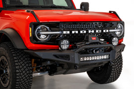 Addictive Desert Designs 2021+ Ford Bronco Rock Fighter Front Bumper - Hammer Black - GTR Auto