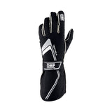 OMP Tecnica Gloves My2021 Black/White - Size M (Fia 8856-2018)