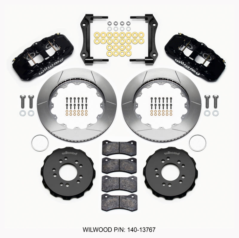 Wilwood AERO6 Front Hat Kit 14.00 1964-1970 Ford Mustang w/ DSE Suspension