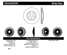 Load image into Gallery viewer, Stoptech 93-98 Toyota Supra Left Front Premium Cryostop Rotor